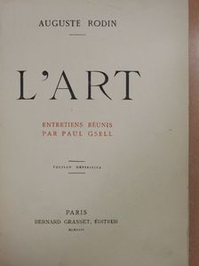 Auguste Rodin - L'art [antikvár]