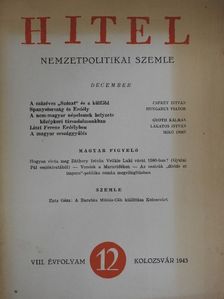 Albrecht Dezső - Hitel 1943. december [antikvár]
