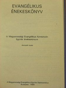 Evangélikus énekeskönyv [antikvár]