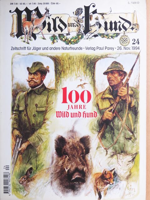 Dr. Dietrich Stahl - Wild und Hund 26. November 1994 [antikvár]