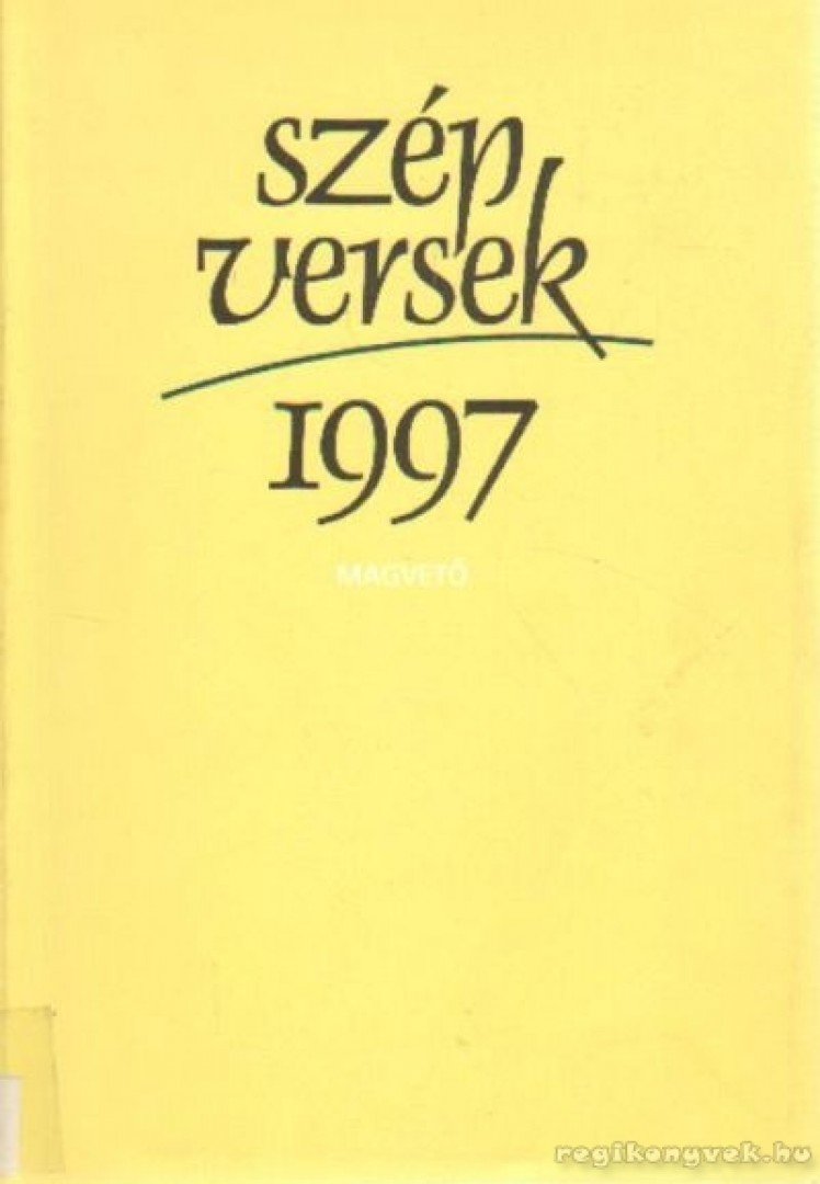 BÁN ZOLTÁN ANDRÁS - Szép versek 1997 [antikvár]