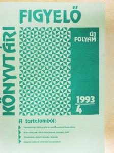 Eszenyi Miklós - Könyvtári Figyelő 1993/4. [antikvár]
