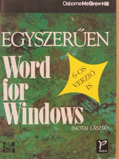Inotai László - Egyszerűen Word for Windows [antikvár]