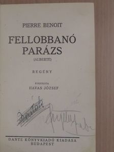 Pierre Benoit - Fellobbanó parázs [antikvár]