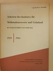 A. Gora - Arbeiten des Institutes für Meliorationswesen und Grünland der Friedrich-Schiller-Universität Jena für den Zeitraum von 1959 bis 1964 [antikvár]