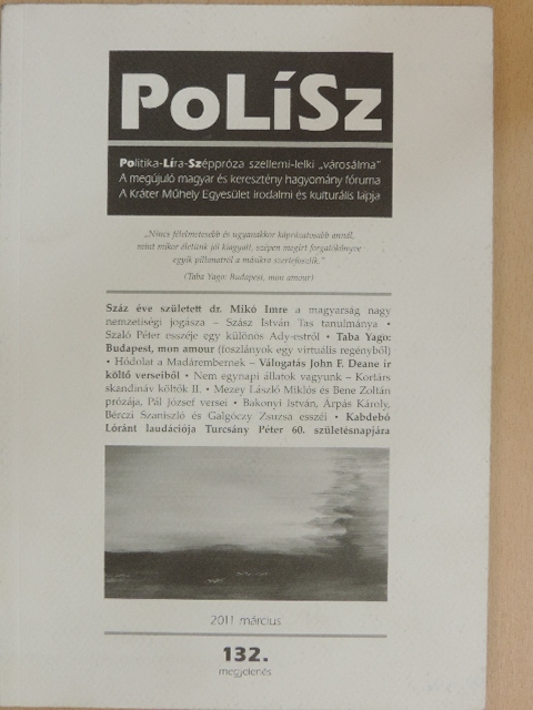 Árpás Károly - Polisz 2011. március [antikvár]