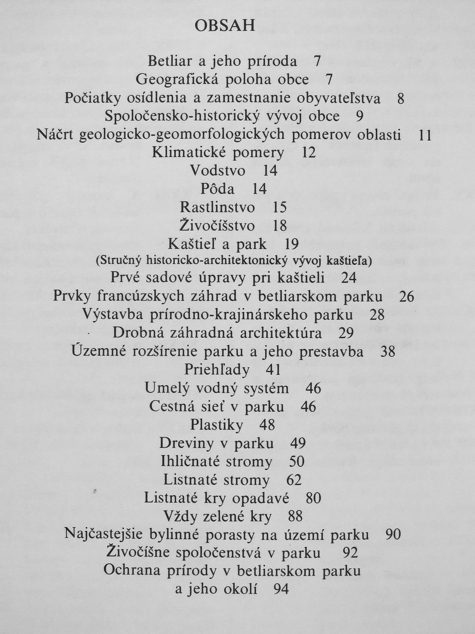 Martin Kriak - Prírodny park v Betliari [antikvár]