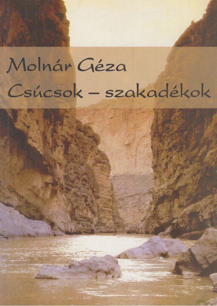 Molnár Géza - Csúcsok-szakadékok (dedikált) [antikvár]