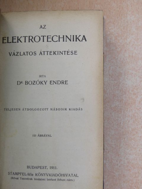 Cseh Lajos - Az elektrotechnika vázlatos áttekintése/Világtörténelem/A magyar művelődés története/Szociológia/Logika [antikvár]