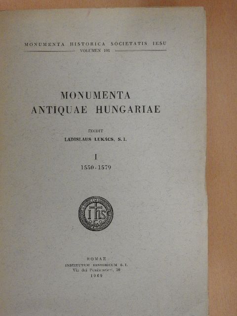 Monumenta antiquae hungariae I [antikvár]