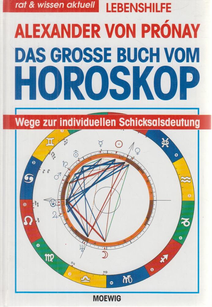 ALEXANDER VON PRÓNAY - Das große Buch vom Horoskop [antikvár]
