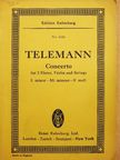 Georg Philipp Telemann - Concerto E moll [antikvár]