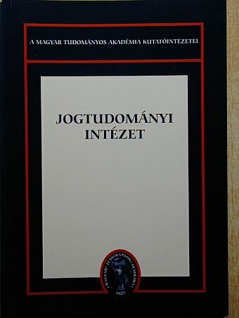Péteri Zoltán - Jogtudományi Intézet [antikvár]