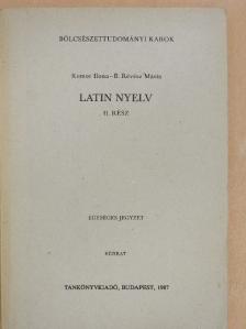 B. Révész Mária - Latin nyelv II. [antikvár]