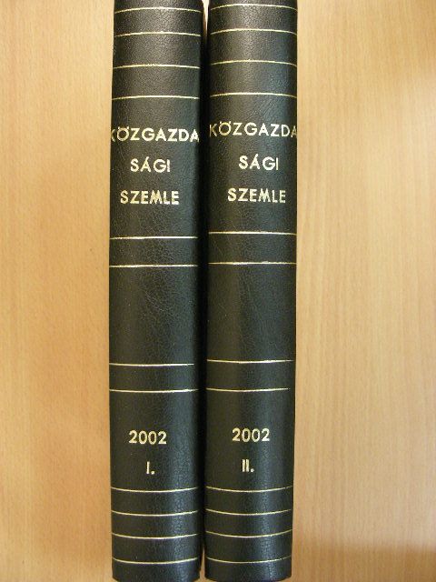 Bélyácz Iván - Közgazdasági Szemle 2002. január-december I-II. [antikvár]