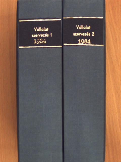 Geszti László - Vállalati szervezés 1984. január-december I-II. [antikvár]