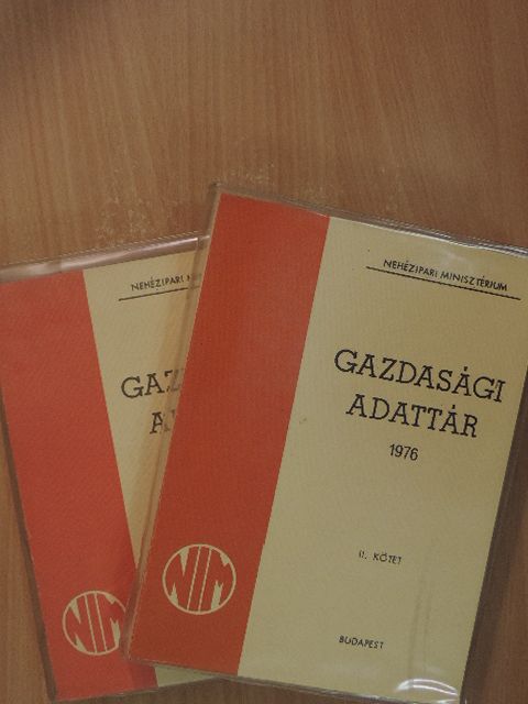 Gazdasági adattár 1976. I-II. [antikvár]