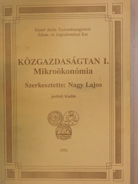 Lehoczki Zsuzsa - Közgazdaságtan I. [antikvár]