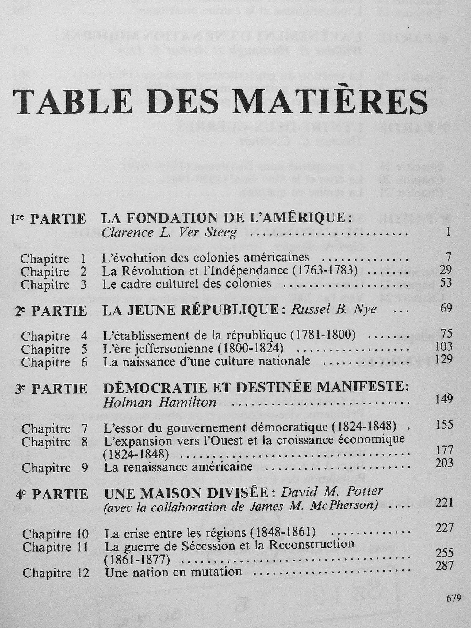 Carl N. Degler - Histoire des États-Unis [antikvár]