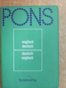 Pons Englisch-Deutsch/Deutsch-Englisch [antikvár]