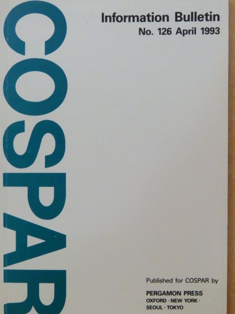 Cospar Information Bulletin No. 126 April 1993 [antikvár]