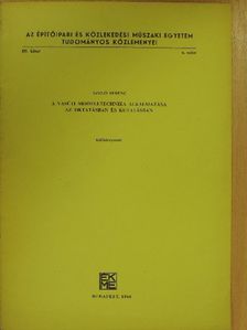 Szegő Ferenc - A vasúti modelltechnika alkalmazása az oktatásban és kutatásban [antikvár]