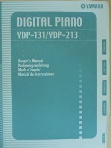 Digital Piano YDP-131/YDP-213 - Owner's Manual [antikvár]