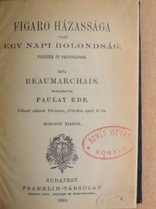 Beaumarchais - Figaro házassága vagy egy napi bolondság/Peer Gynt/A tenger és szerelem hullámai/Földanyánk/Hannele [antikvár]