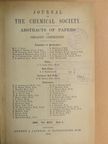 A. W. Crossley - Journal of the Chemical Society 1908/I. [antikvár]