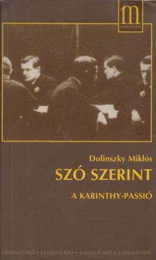 Dolinszky Miklós - Szó szerint [antikvár]