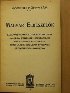 Biró Lajos - Magyar Elbeszélők I. [antikvár]