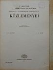 Berényi Dénes - A Magyar Tudományos Akadémia Biológiai Tudományok Osztályának Közleményei XXIII. kötet 3-4. szám [antikvár]