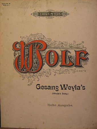 Eduard Mörike - Gesang Weyla's [antikvár]