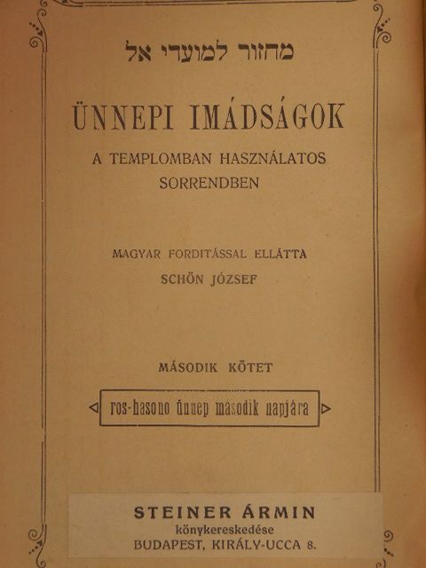 Ünnepi imádságok II. [antikvár]