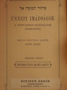 Ünnepi imádságok II. [antikvár]