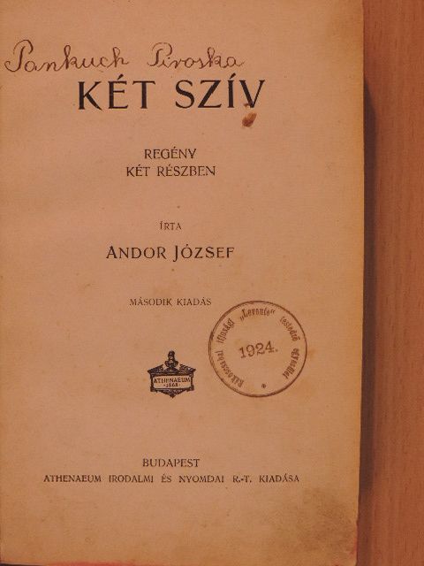 Andor József - Két szív [antikvár]