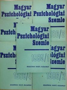 Ash Mitchell G. - Magyar Pszichológiai Szemle 1985/1-6. [antikvár]