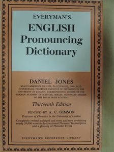 Daniel Jones - Everyman's English Pronouncing Dictionary [antikvár]