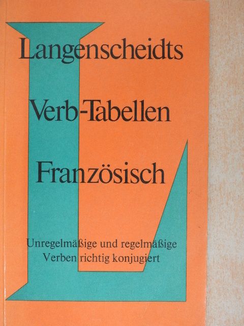 Dr. Hermann Willers - Langenscheidts Verb-Tabellen Französisch [antikvár]