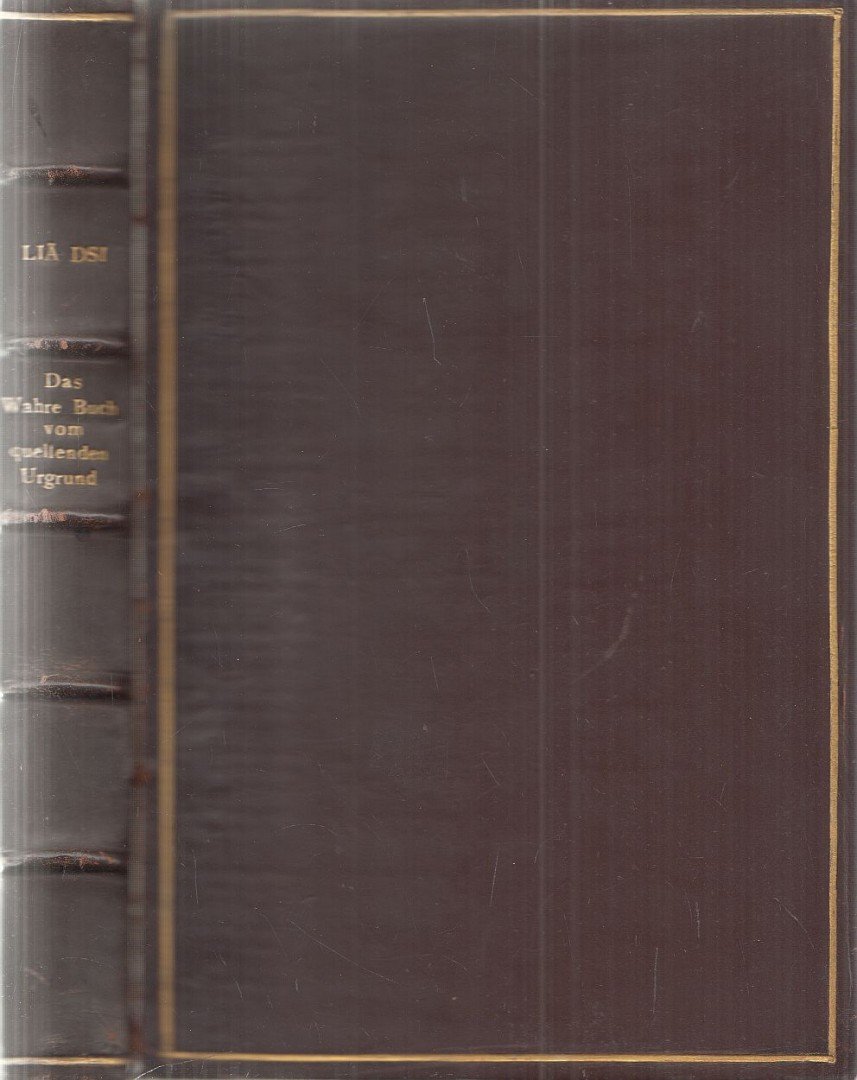 Liä Dsi - Das wahre Buch vom quellenden Urgrund [antikvár]
