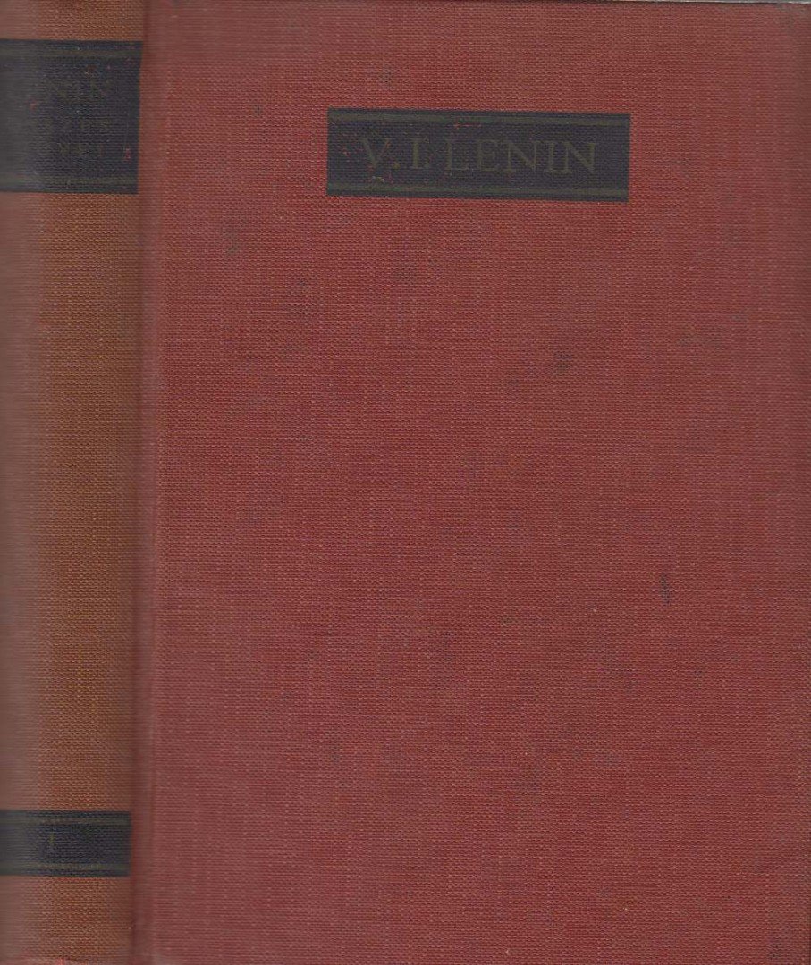 V. I. LENIN - V. I. Lenin összes művei 1. kötet [antikvár]