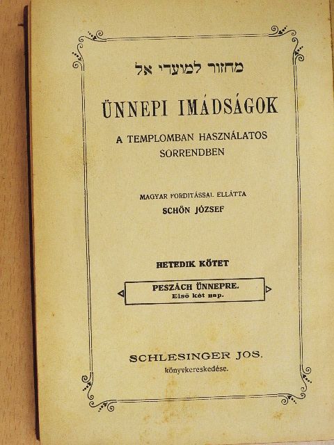 Ünnepi imádságok VII. [antikvár]