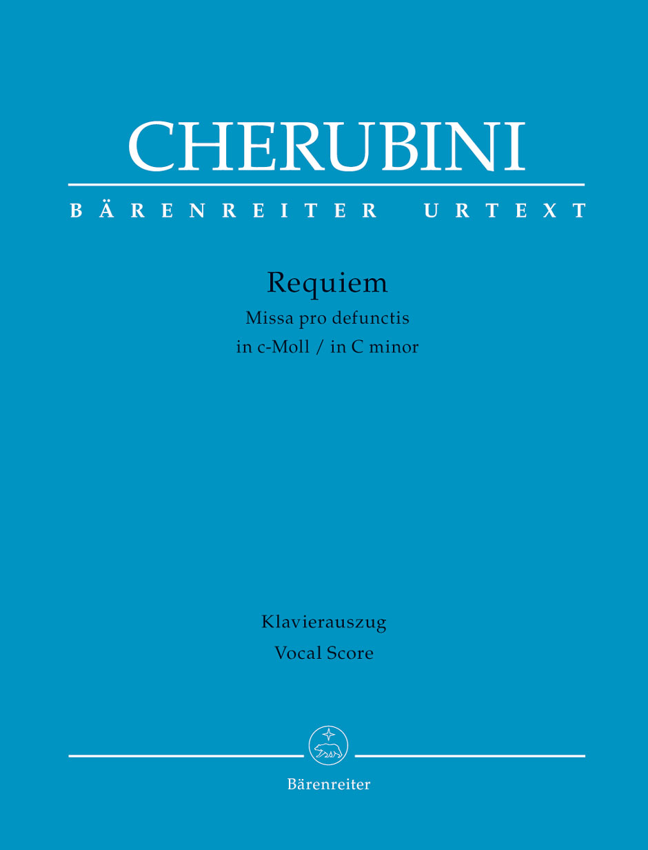 CHERUBINI - REQUIEM. MISSA PRO DEFUNCTIS IN c-MOLL, KLAVIERAUSZUG