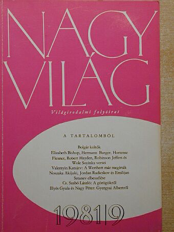 Bajomi Lázár Endre - Nagyvilág 1981. szeptember [antikvár]