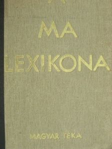A Ma Lexikona [antikvár]