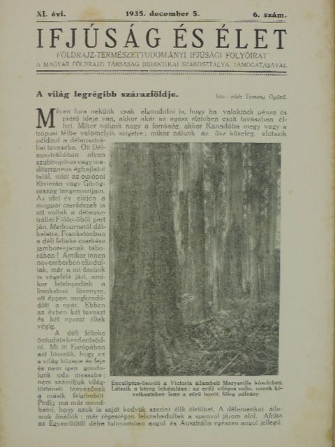 Danielisz Jenő - Ifjúság és Élet 1935. december 5. [antikvár]