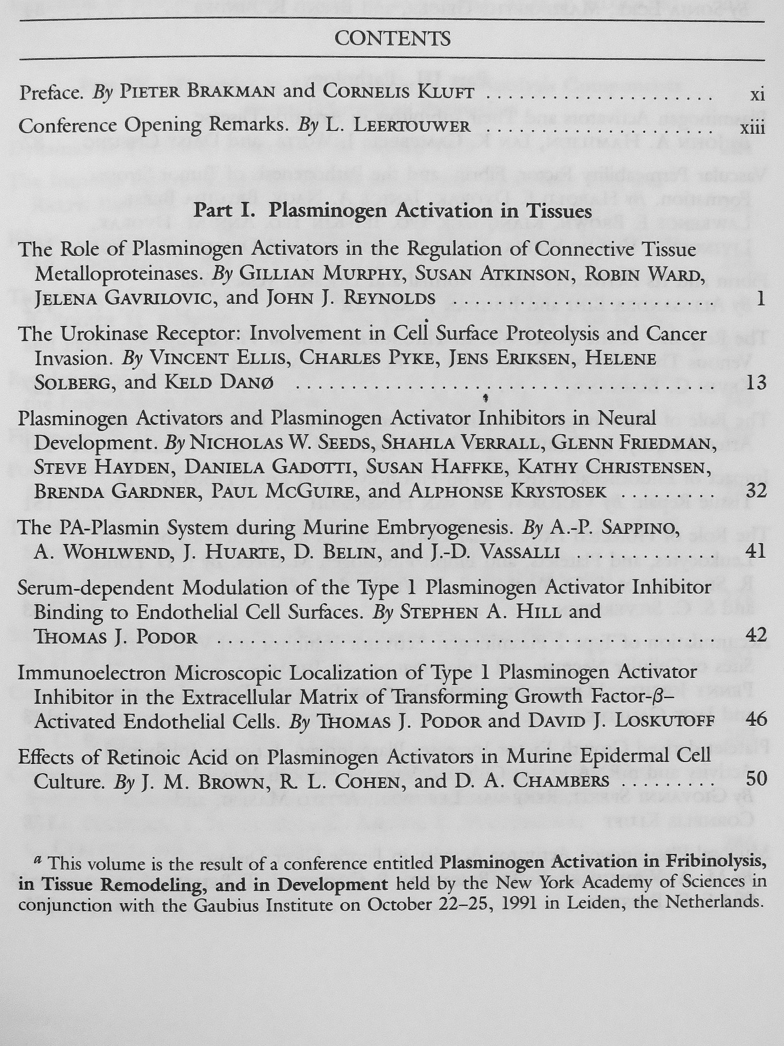 D. A. Chambers - Plasminogen Activation in Fibrinolysis, in Tissue Remodeling, and in Development [antikvár]