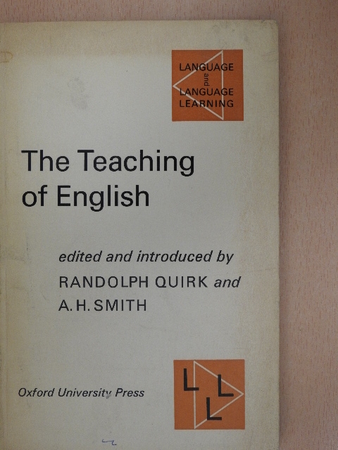 B. C. Brookes - The Teaching of English [antikvár]
