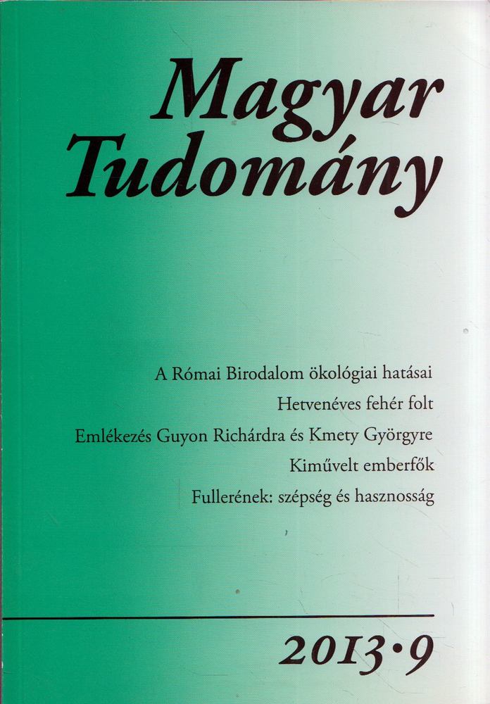 CSÁNYI VILMOS - Magyar tudomány 2013/9 [antikvár]