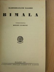 Rabindranath Tagore - Bimala [antikvár]